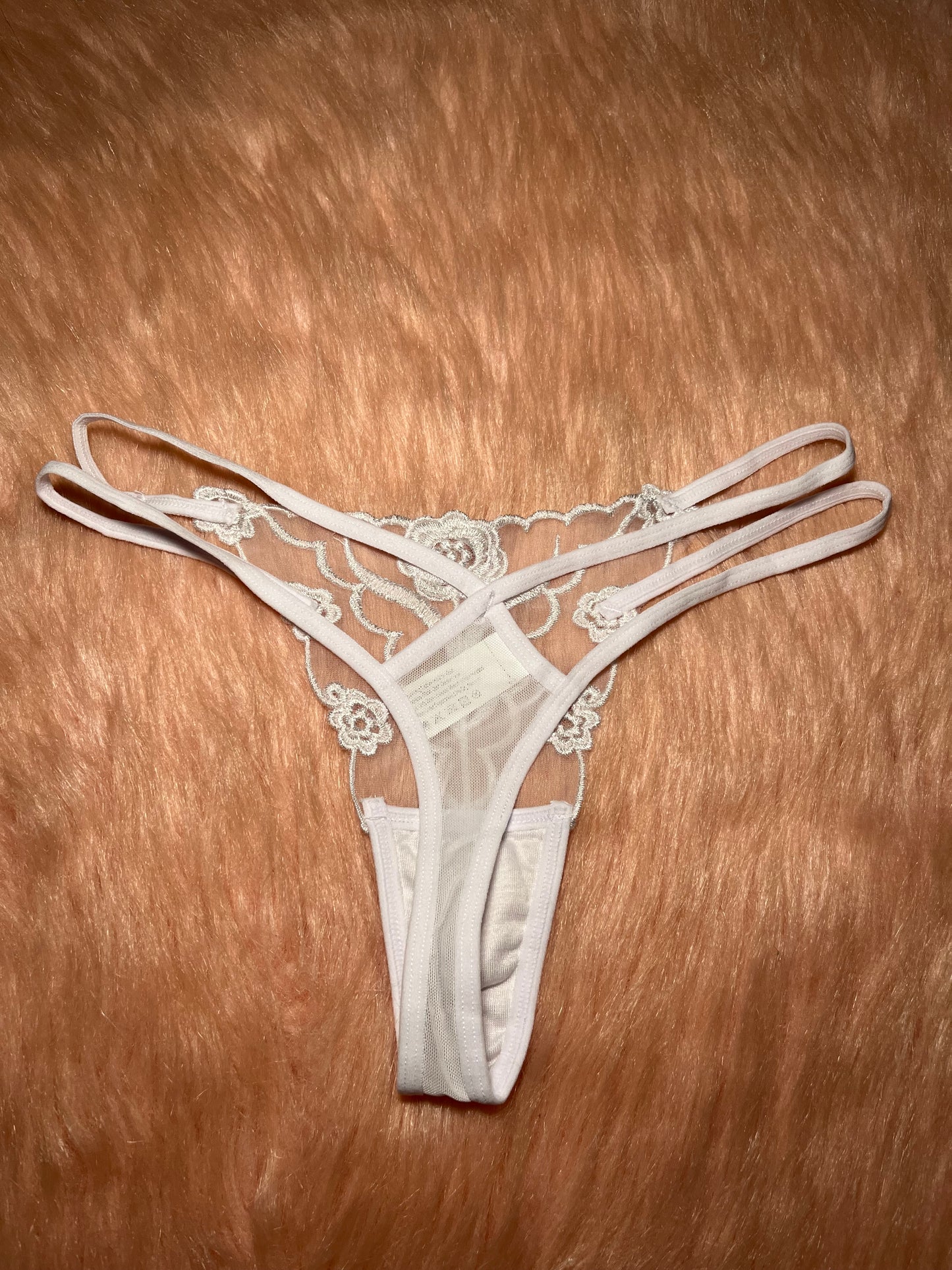 Sexy Flower Customized Thong ( plus size)