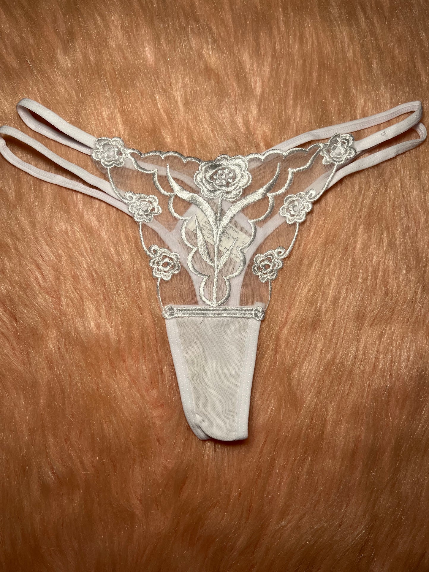 Sexy Flower Customized Thong ( plus size)