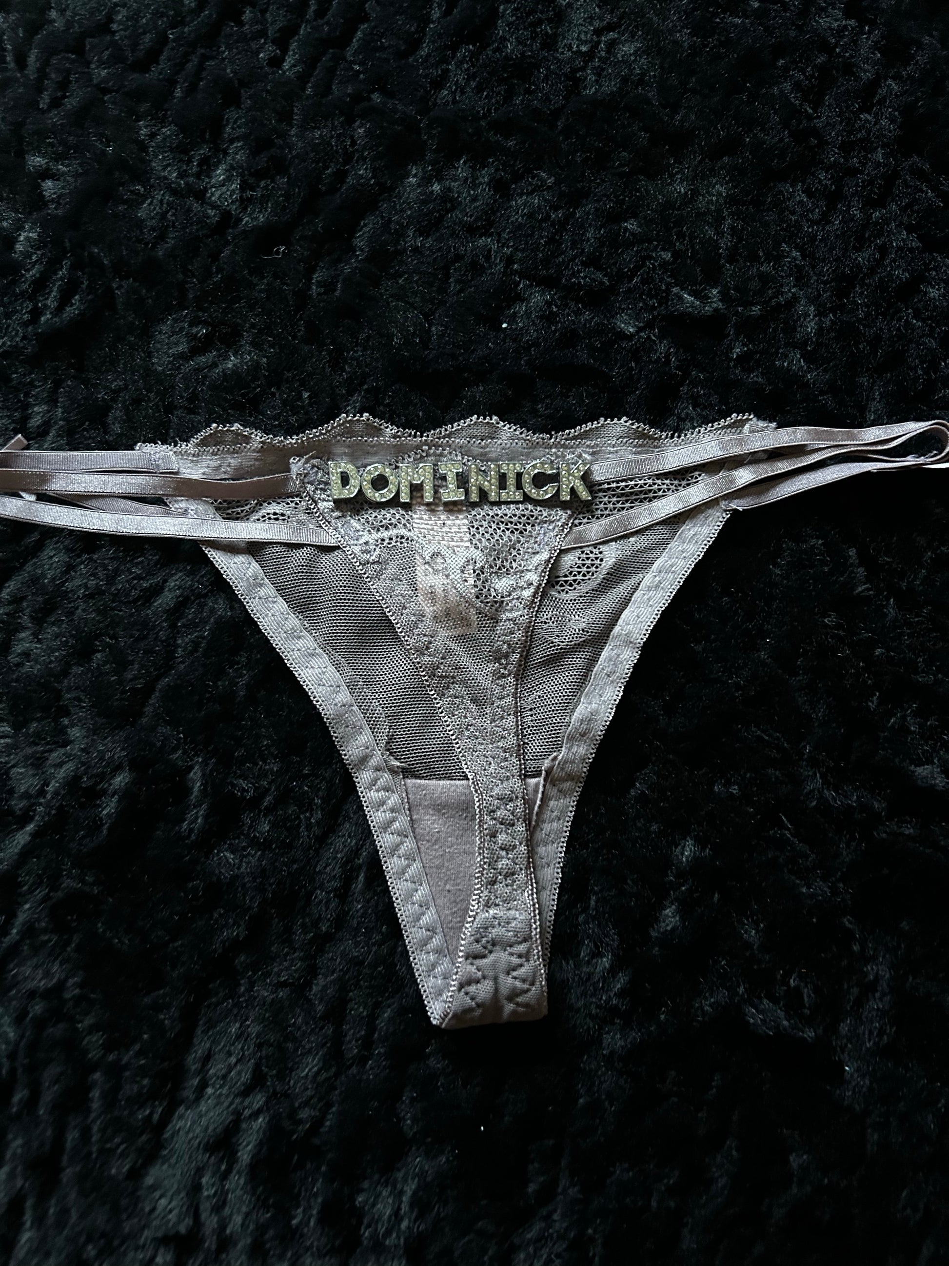 Name Thong,custom Lace Thongs,personalized Valentine's Day Gift