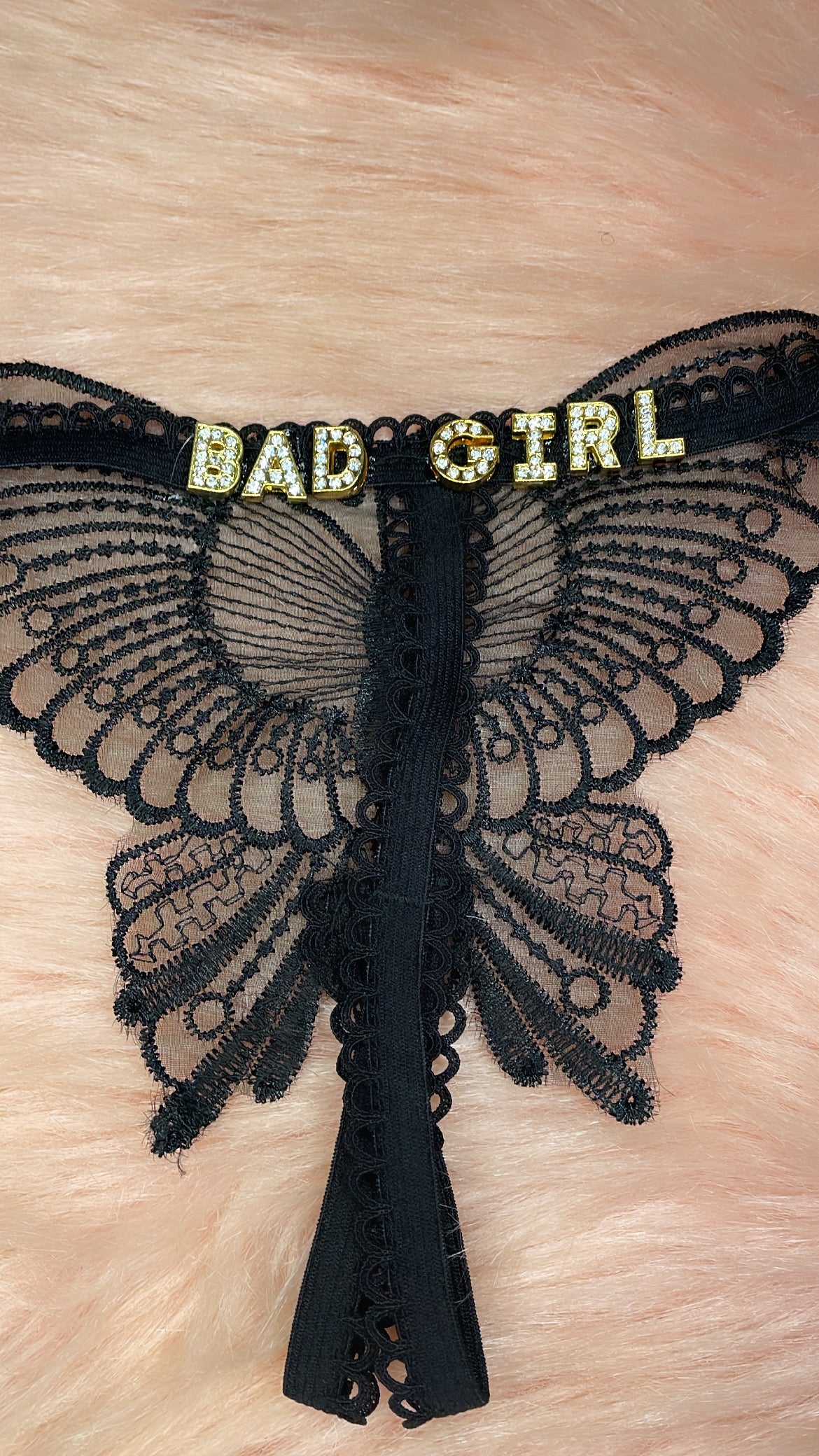 Custom Butterfly Bling Panties